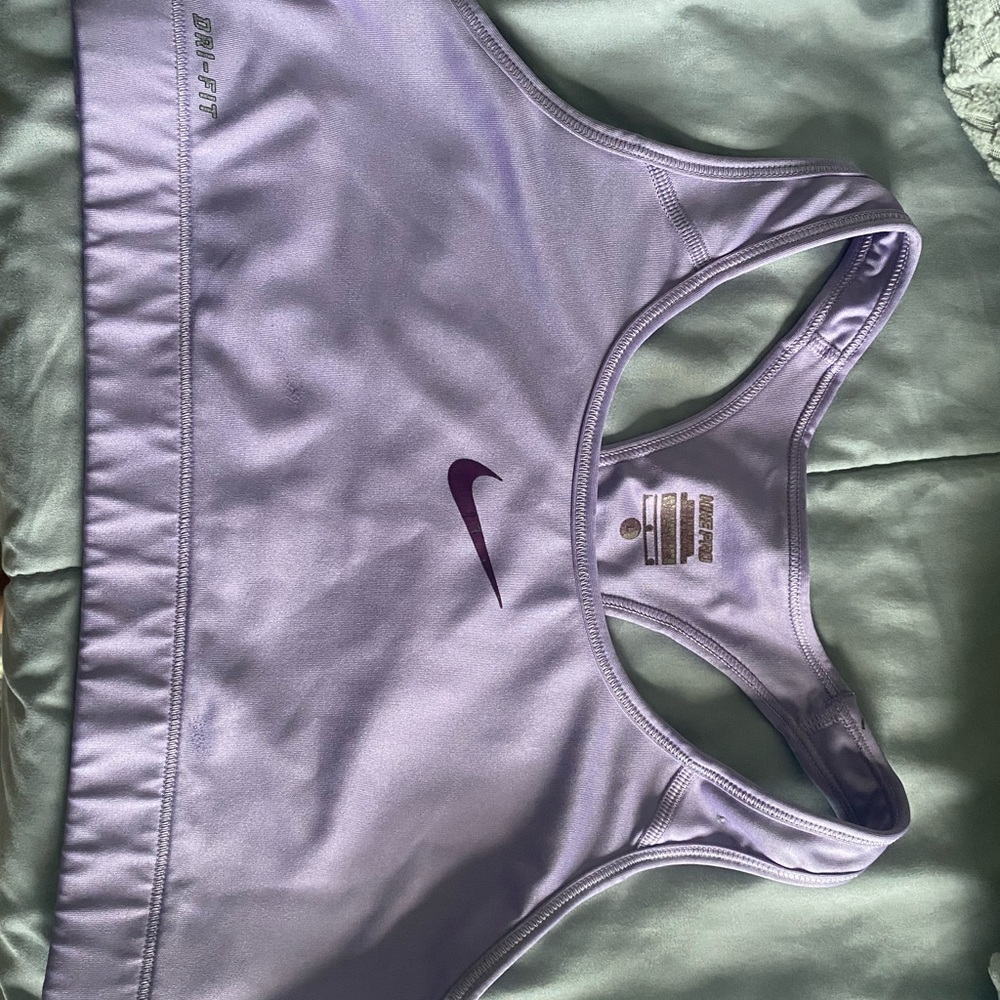 Large purple Nike bra